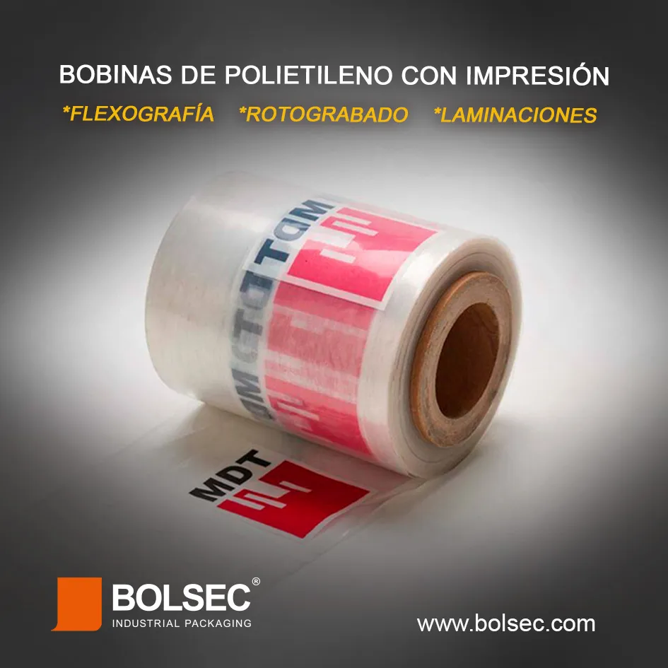 fabricante bobinas de polietileno con impresión en México